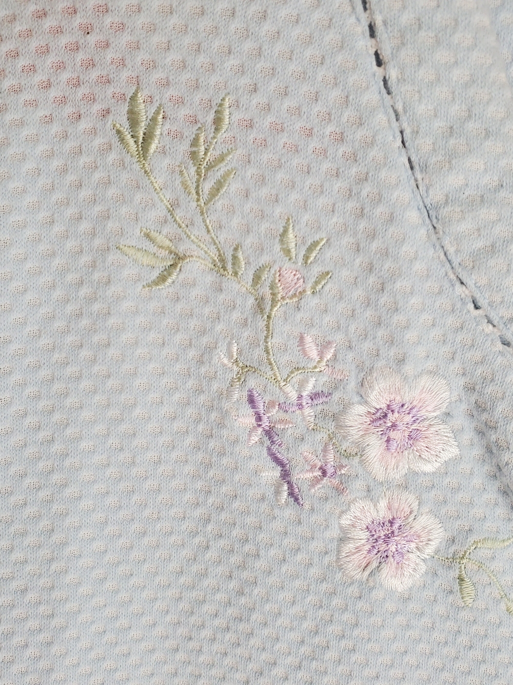 Secret Treasures Light Blue Waffle Robe XL EUC - Picture 4 of 6